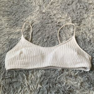 H&M M white swim top